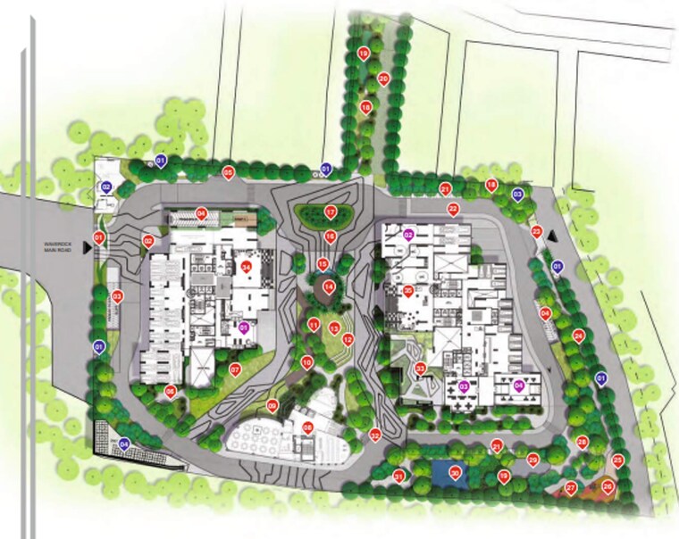 Master Plan, sumadhura-olumpus 3 Bedroom 2320 Sq.Ft. Apartment In Nanakramguda Hyderabad 9630595