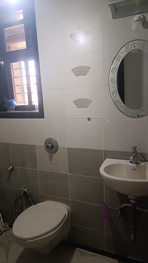 Bathroom in 4 BHK Apartment at Sector 5 Kharghar – for Rent