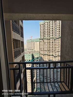 Balcony in 1 BHK Apartment at Raunak Bliss, Ghodbunder Road – for Rent