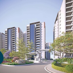 3 BHK Apartment – Exterior View View at Puppalaguda - for Sale