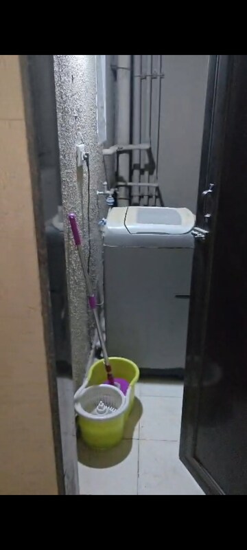 Bathroom in 1 BHK Apartment at Vihang Valley Phase 2, Kasarvadavali – for Rent