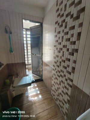 Bathroom in 2 BHK Apartment at Shree Vrushti, Ghodbunder Road – for Rent