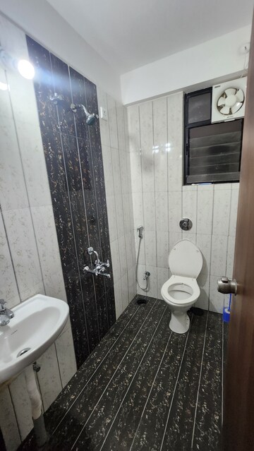 Bathroom in 1 BHK Apartment at Oxy Beaumonde, Viman Nagar – for Rent