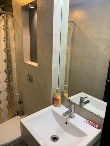 Bathroom in 1 BHK Apartment at Bandra West – for Rent