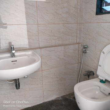 Bathroom in 2 BHK Apartment at Chandak 34 Park Estate, Goregaon West – for Rent
