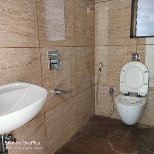 Bathroom in 2 BHK Apartment at Chandak 34 Park Estate, Goregaon West – for Rent