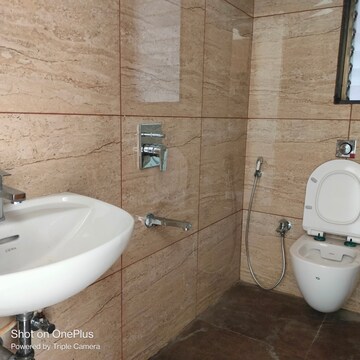 Bathroom in 2 BHK Apartment at Chandak 34 Park Estate, Goregaon West – for Rent