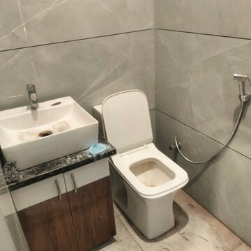 Bathroom in 1 BHK Builder Floor at Aman Vihar – for Rent