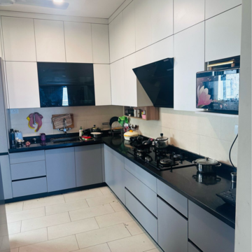 Kitchen in 3 BHK Apartment at Sobha City Gurgaon, Babupur Village – for Rent