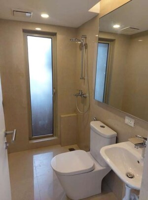 Bathroom in 1 BHK Apartment at Hiranandani Solitaire Studio Apartment, Ghodbunder Road – for Sale