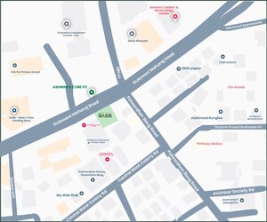 2 BHK Apartment – Map Location View at Erandwane - for Sale