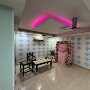 Living Room in 3 BHK Builder Floor at Chattarpur – for Sale