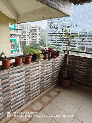 Balcony in 2 BHK Apartment at Avika Periwinkle, Baner – for Rent