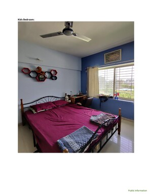 Bedroom in 2 BHK Apartment at Mirchandani Bellagio, Undri – for Rent