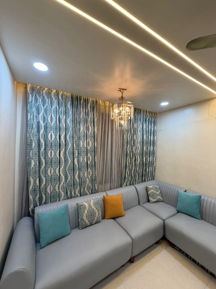 Living Room, brahma-estate 1 Bedroom 600 Sq.Ft. Apartment In Kondhwa Pune 9631362