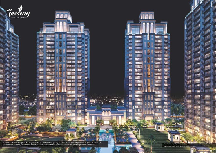 Exterior View, ace-parkway 2 Bedroom 1085 Sq.Ft. Apartment In Sector 150 Noida 9631359