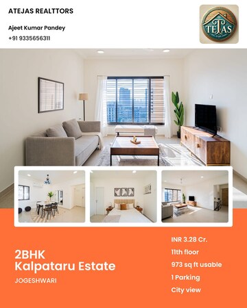 Floor Plan in 2 BHK Apartment at Kalpataru Estate Mumbai, Jogeshwari East – for Sale