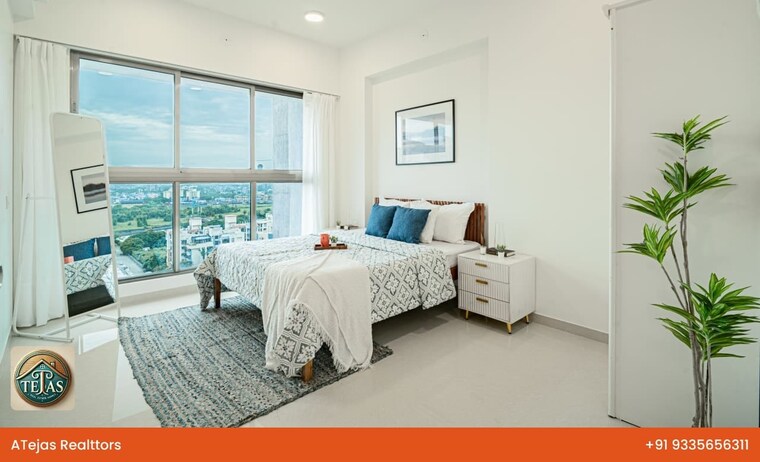 Bedroom, raj-infinia 3 Bedroom 1250 Sq.Ft. Apartment In Malad West Mumbai 9631384