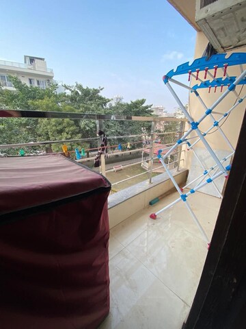 Balcony in 3 BHK Apartment at Paryavaran Complex – for Rent