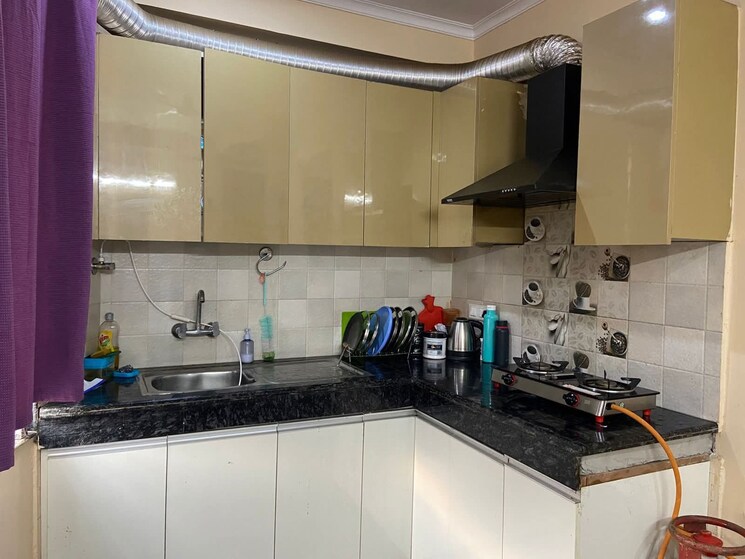 Kitchen, paryavaran complex 3 Bedroom 1600 Sq.Ft. Apartment In Paryavaran Complex Delhi 9631408