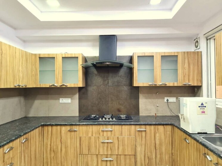 Kitchen, freedom fighters enclave 4 Bedroom 2100 Sq.Ft. Apartment In Freedom Fighters Enclave Delhi 9631417
