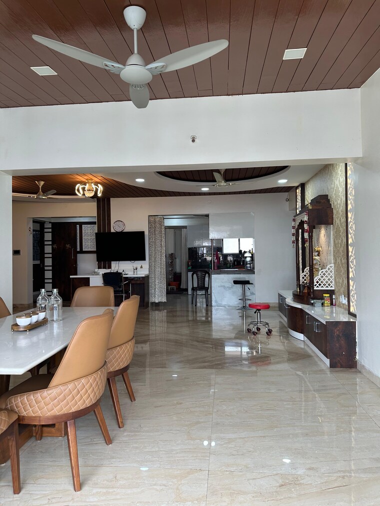 Living Room, marvel-cerise 3.5 Bedroom 3950 Sq.Ft. Penthouse In Kharadi Pune 9631432