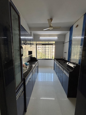 Kitchen in 2 BHK Apartment at Kanakia Discovery, Borivali East – for Rent