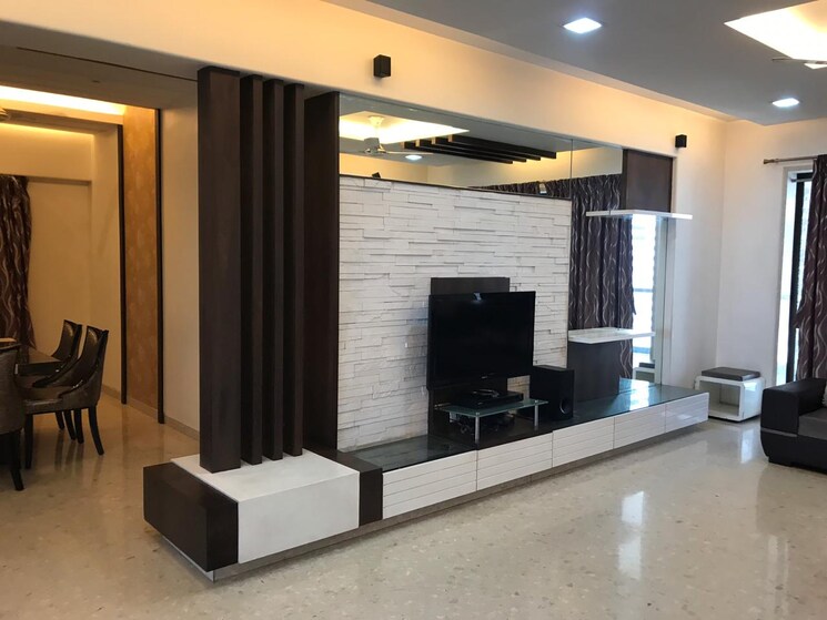 Living Room, lake-front-solitaire 4 Bedroom 1600 Sq.Ft. Apartment In Powai Mumbai 9631498