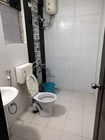 Bathroom in 3 BHK Apartment at Sukhwani Elmwood, Pimple Saudagar – for Rent