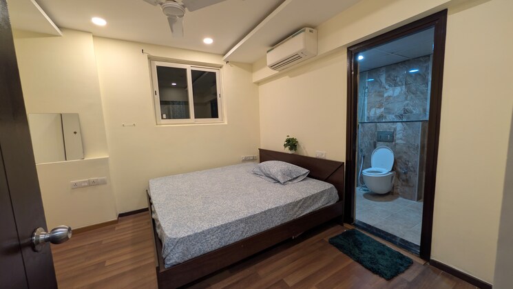 Bedroom, golf-edge 3 Bedroom 1838 Sq.Ft. Apartment In Gachibowli Hyderabad 9631562