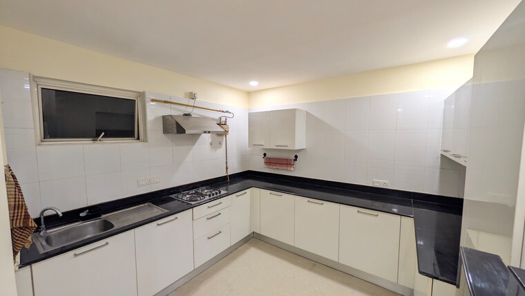 Kitchen, golf-edge 3 Bedroom 1838 Sq.Ft. Apartment In Gachibowli Hyderabad 9631562
