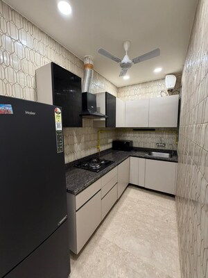 Kitchen in 2 BHK Builder Floor at Lajpat Nagar – for Rent