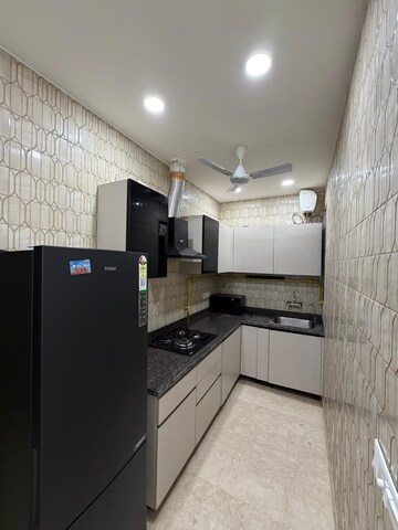 Kitchen in 2 BHK Builder Floor at Lajpat Nagar – for Rent