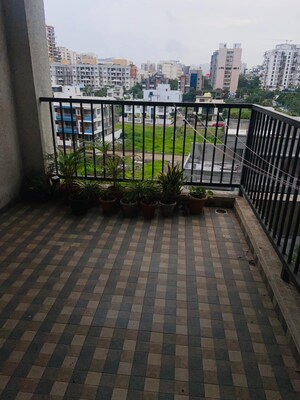 Balcony in 1 BHK Apartment at Prasun Sai Kutir, Sangvi – for Rent
