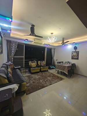 Living Room in 3 BHK Apartment at Sector 28 Nerul – for Sale