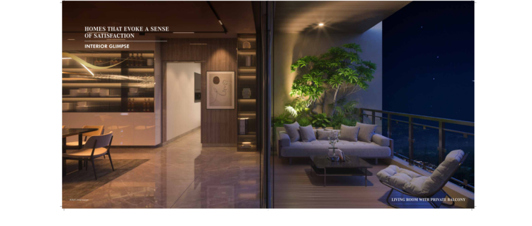 Living Room, kondapur 3 Bedroom 2190 Sq.Ft. Apartment In Kondapur Hyderabad 9631658