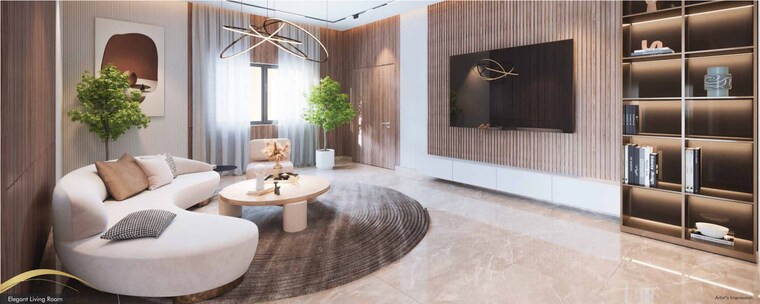 Living Room, kondapur 3 Bedroom 1498 Sq.Ft. Apartment In Kondapur Hyderabad 9631665