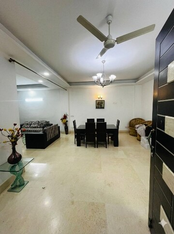 Living Room in 3 BHK Builder Floor at East Of Kailash – for Rent