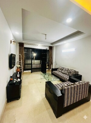 Living Room in 3 BHK Builder Floor at East Of Kailash – for Rent