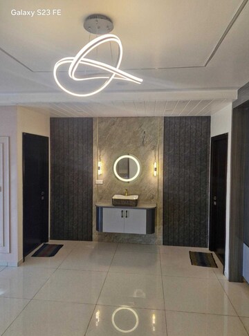 Bathroom in 3 BHK Apartment at Rajapushpa Provincia, Narsingi – for Rent