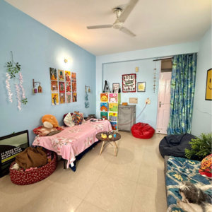 Living Room in 1 BHK Apartment at Kharar – for Rent