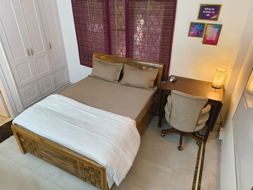 Bedroom in 4 BHK Apartment at Geetanjali Enclave – for Rent