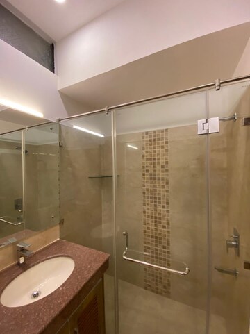 Bathroom in 4 BHK Apartment at Safdarjung Development Area – for Rent