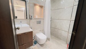 Bathroom in 4 BHK Apartment at Safdarjung Development Area – for Rent