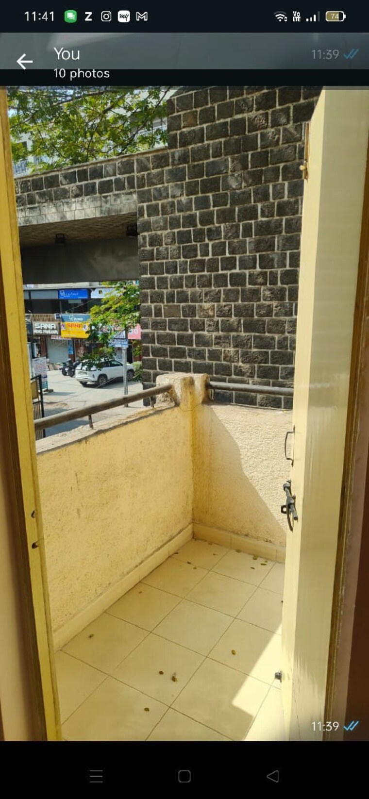 Balcony, dhanori 2 Bedroom 950 Sq.Ft. Apartment In Dhanori Pune 9631824