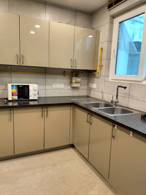 Kitchen in 4 BHK Apartment at Hauz Khas Enclave – for Rent