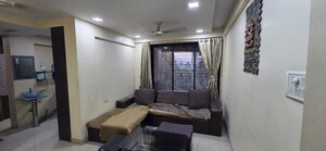 Living Room in 1 BHK Apartment at Samta Chs Airoli, Airoli – for Sale