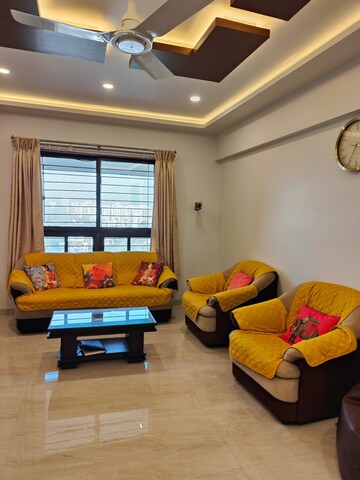 Living Room in 2 BHK Apartment at Shambhu Twin Nest, Baner – for Rent
