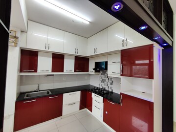Kitchen in 3 BHK Apartment at Mantri Webcity, Hennur – for Rent