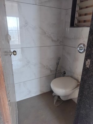 Bathroom in 1 BHK Apartment at Metropolis Bayside, Kasarvadavali – for Rent